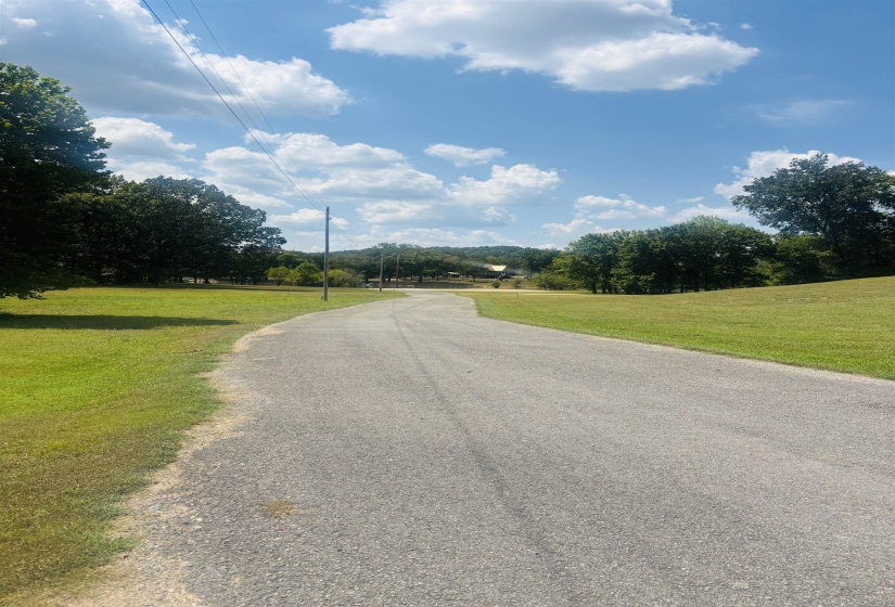 View of asphalt street