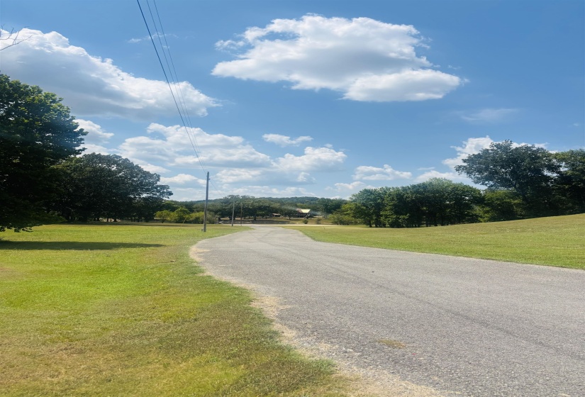 View of asphalt road