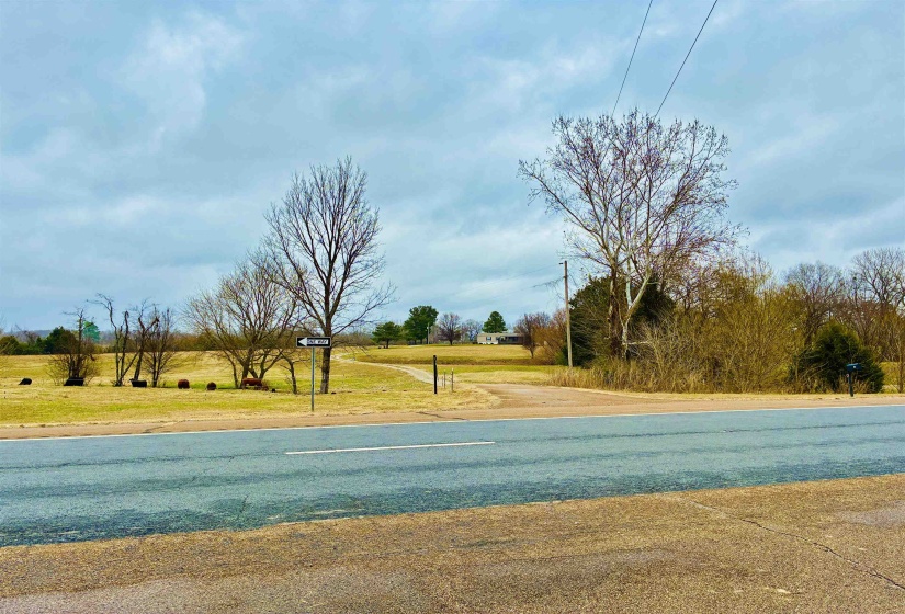 View of asphalt street