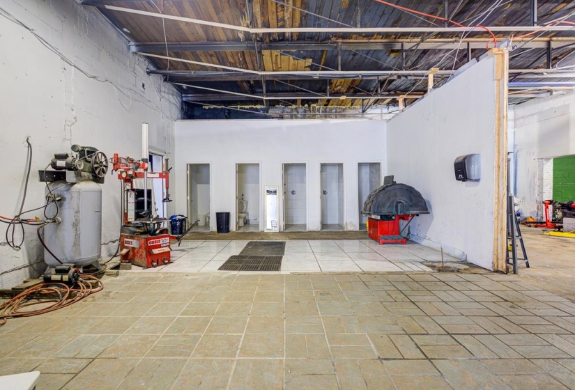 View of below grade area