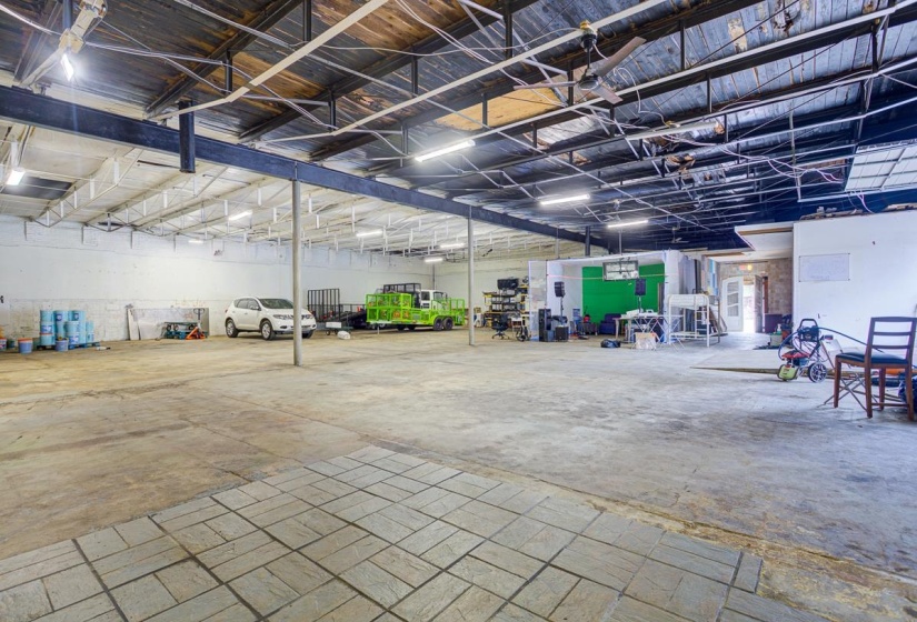 Misc room with a garage