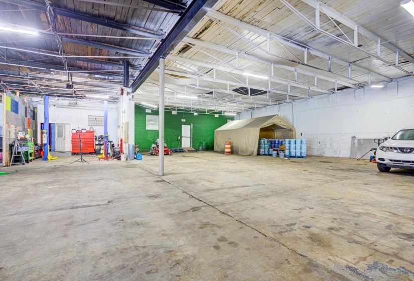 Miscellaneous room with a garage