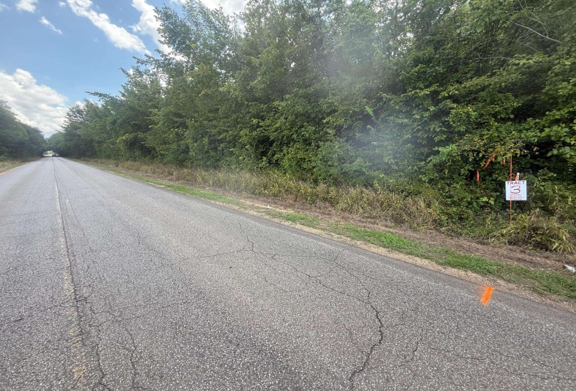 View of asphalt road