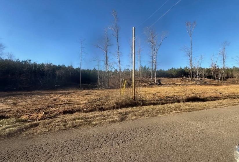 View of asphalt road