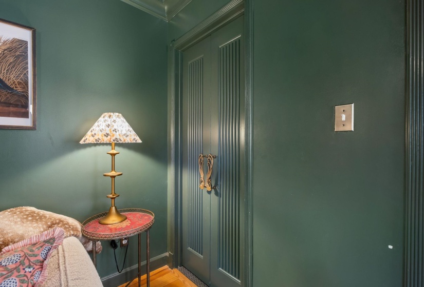 Bedroom featuring baseboards