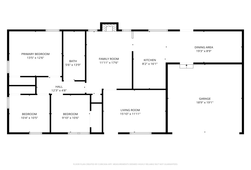 View of home floor plan