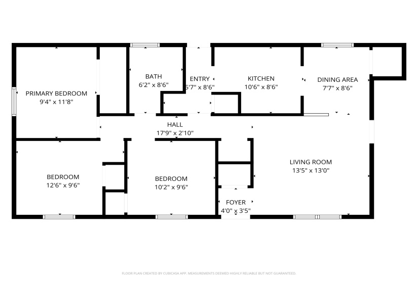 View of floor plan / room layout