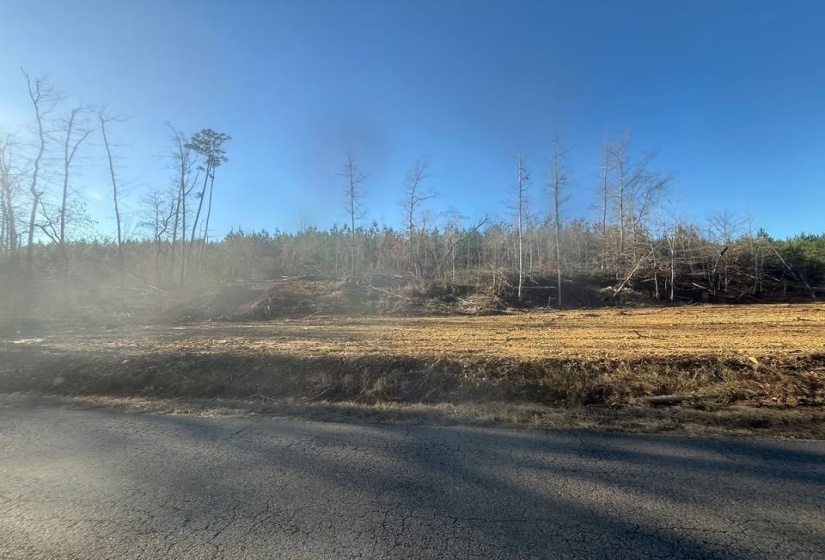 View of asphalt street