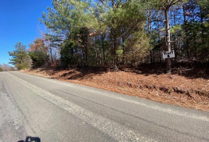 View of asphalt street