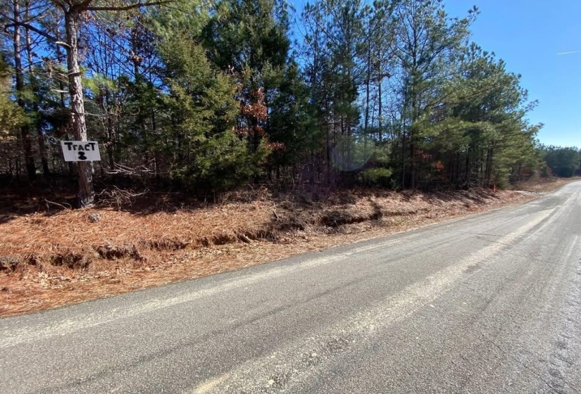 View of asphalt road