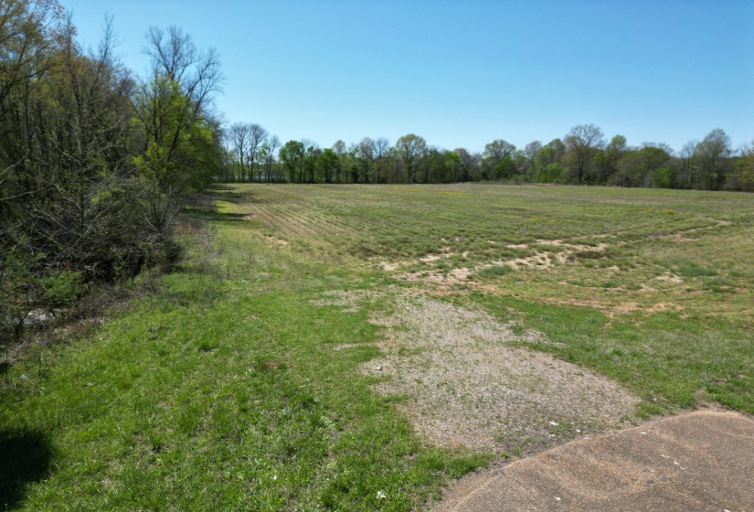 View of green lawn featuring a rural view