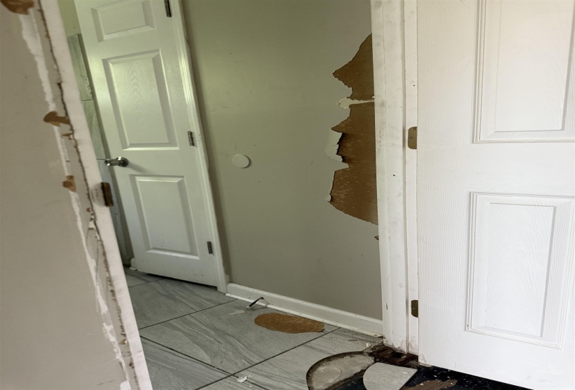 Bathroom with baseboards