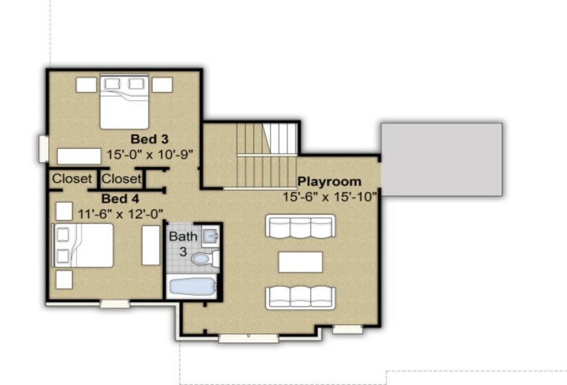 View of room layout