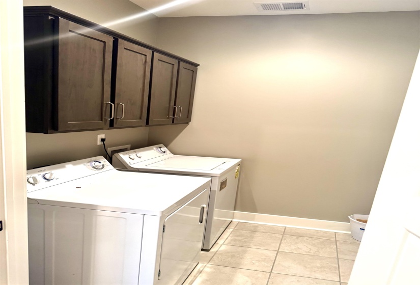 2nd Laundry room upstairs with cabinets  W/D Stay