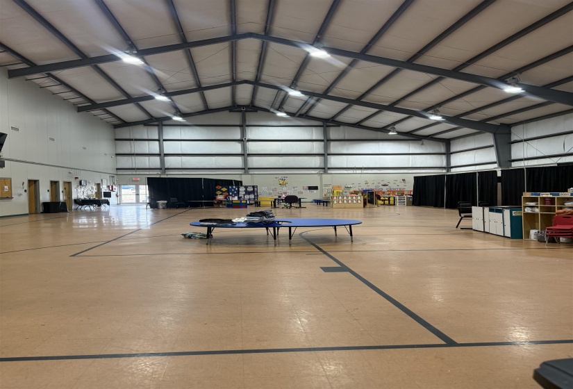 View of basketball court