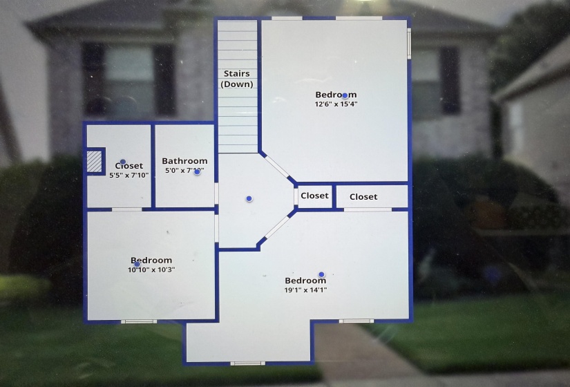 View of floor plan / room layout