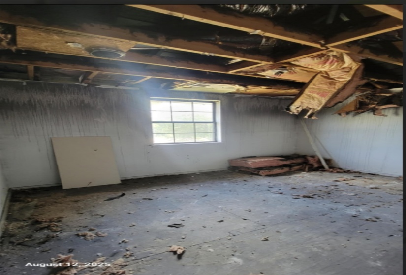 View of below grade area