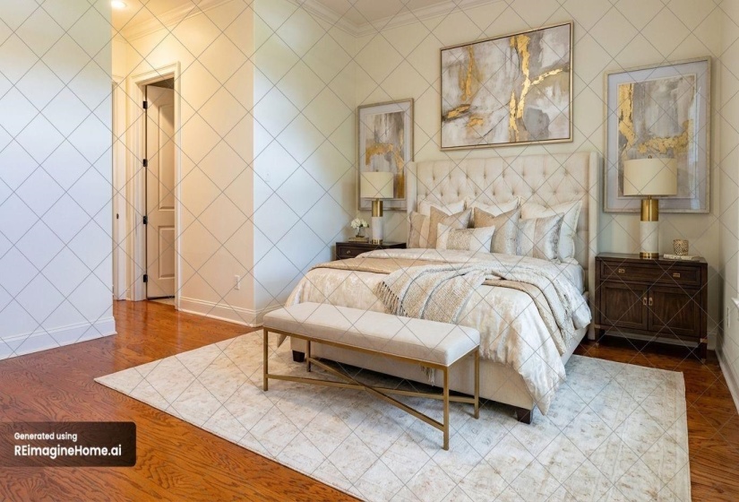 Bedroom with private bathroom
