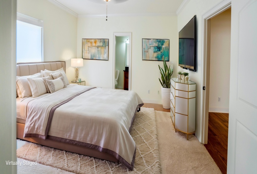 Bedroom with private bathroom