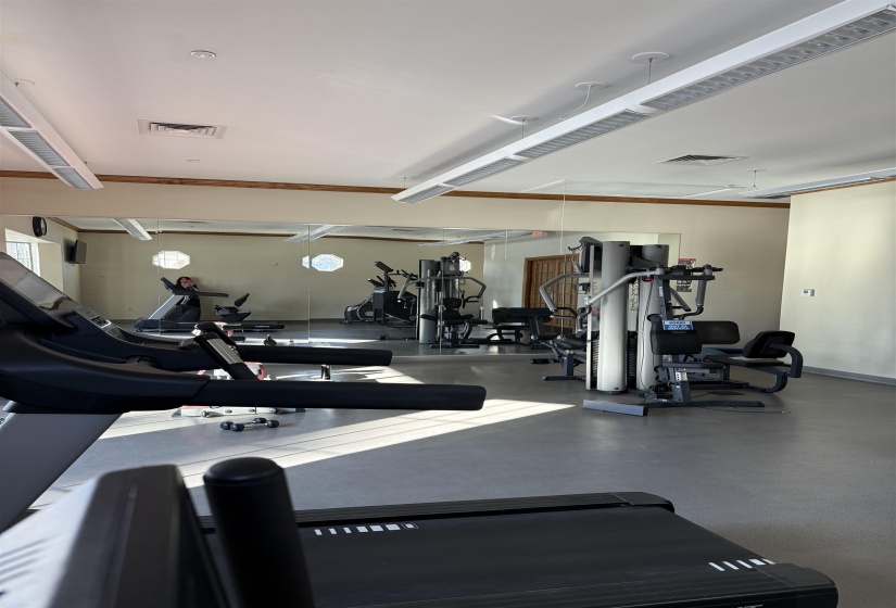 View of workout area