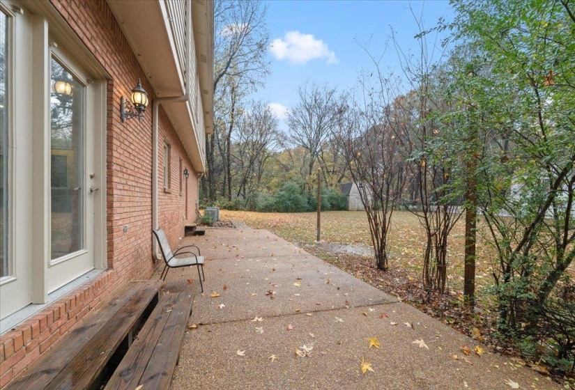 View of patio