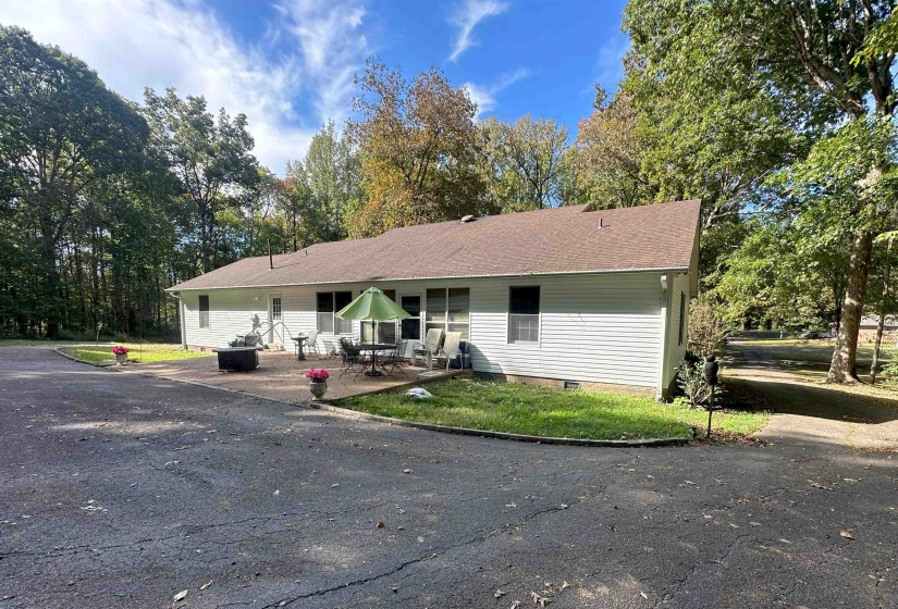 View of back of property