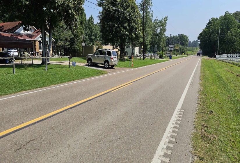 View of asphalt street