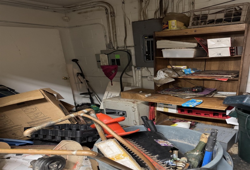 Storage with electric panel