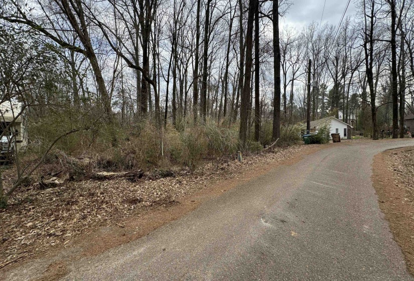 View of asphalt road