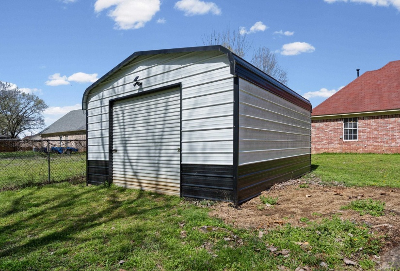 View of outdoor structure