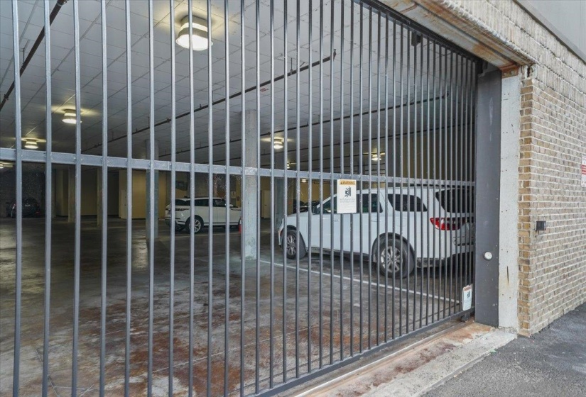 Fully enclosed covered parking