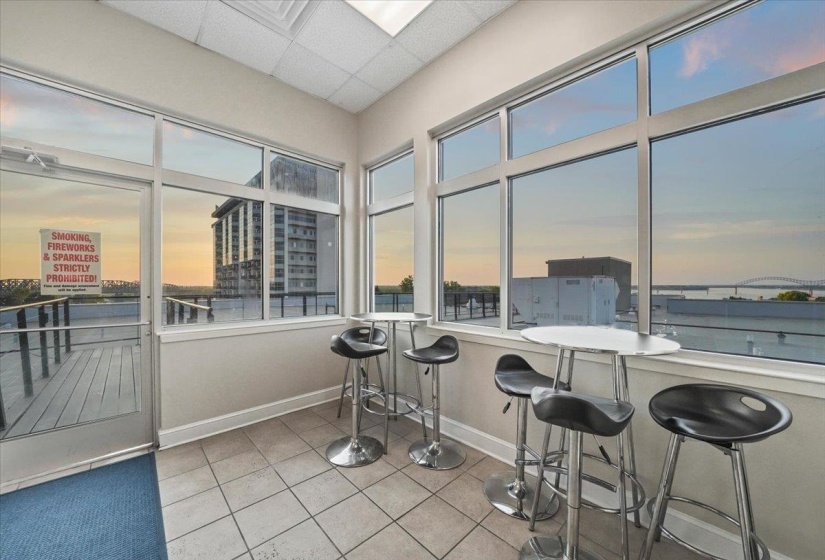 Common area for owners and guest gatherings