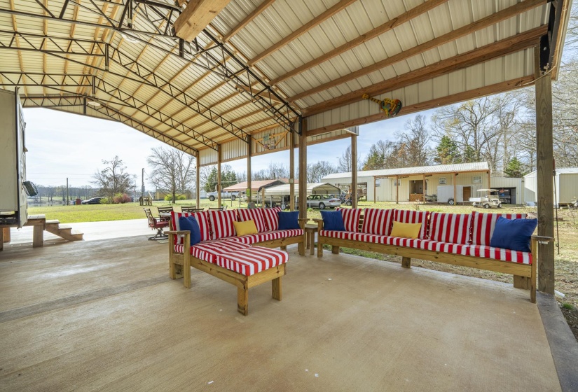 View of patio with a residential view