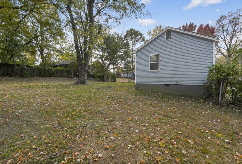 View of home's exterior featuring crawl space