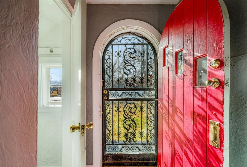 Doorway to property