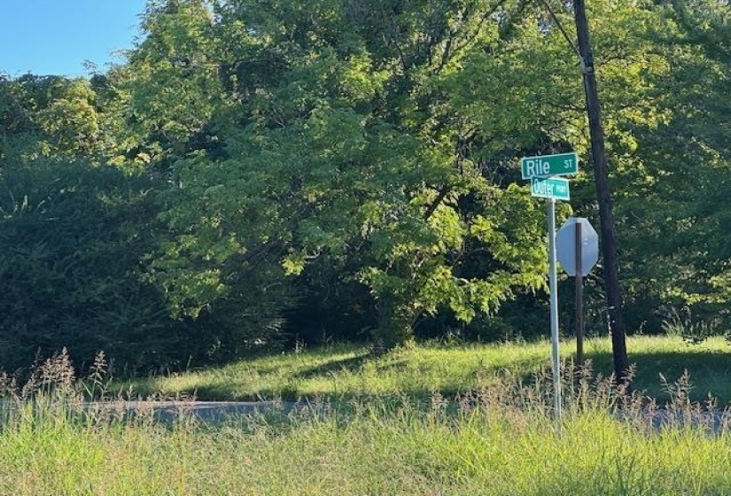 Exterior view of a heavily wooded area