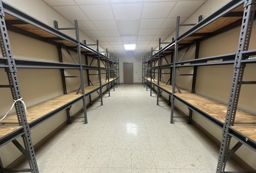 View of storage area