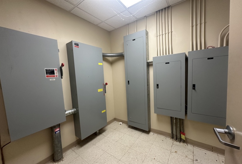 Utilities with electric panel