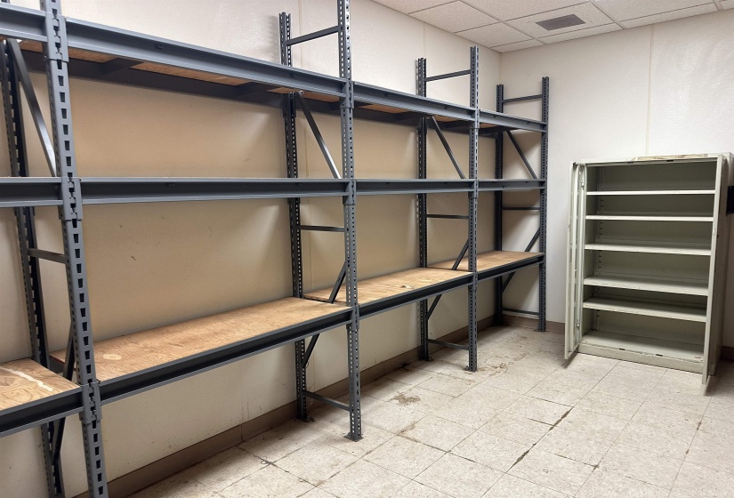 View of storage room