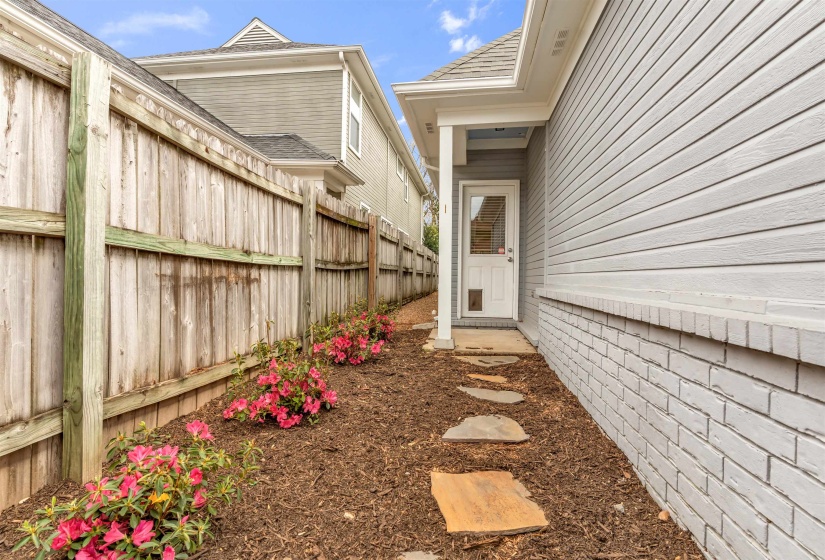 Doorway to property