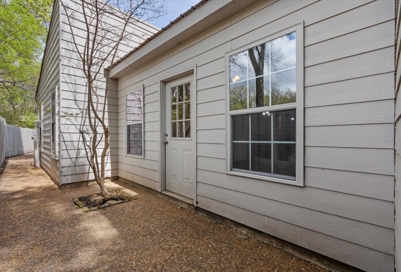Entrance to property