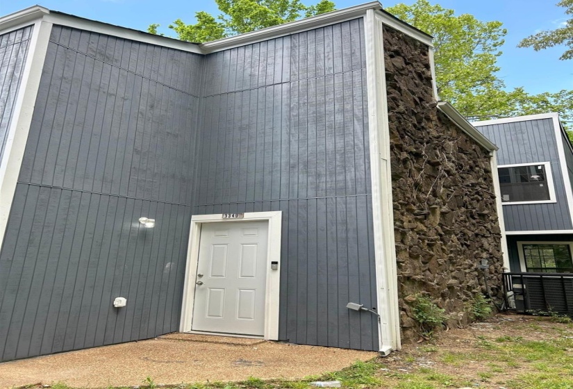 Doorway to property