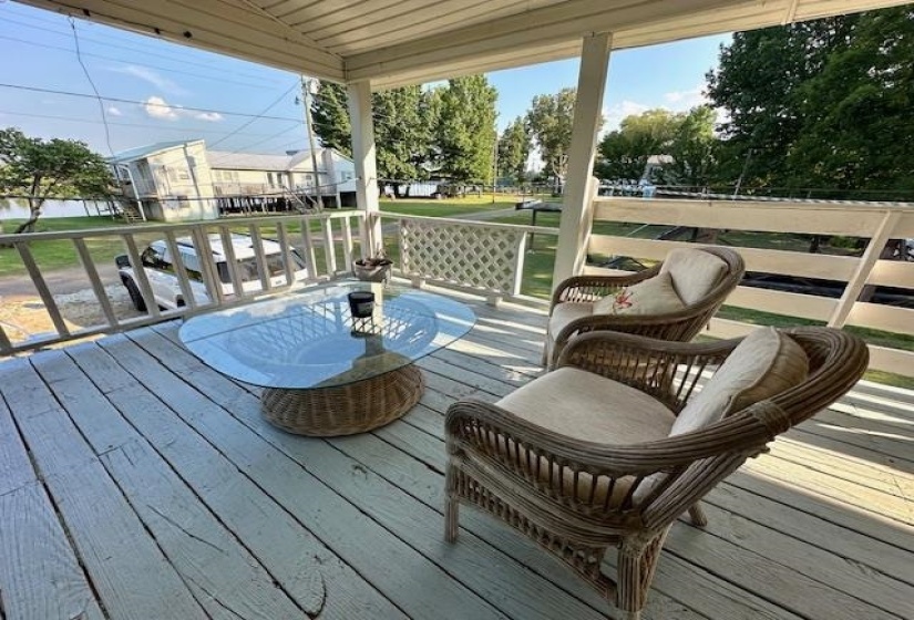 View of deck