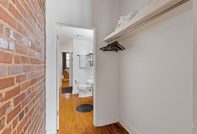 Spacious closet