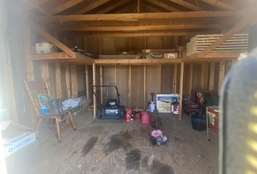 Storage room featuring heating fuel