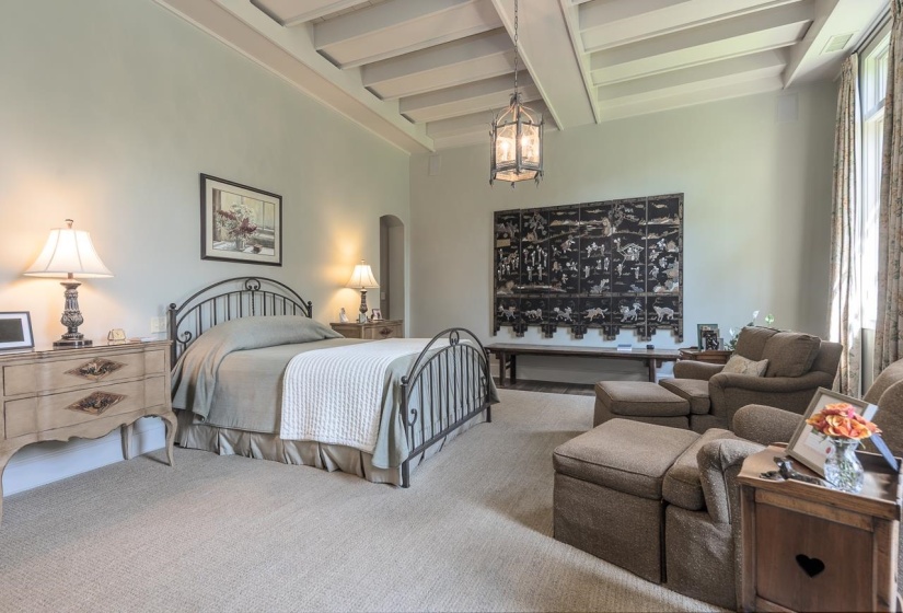 21x18, 12 ft. coffered ceilings