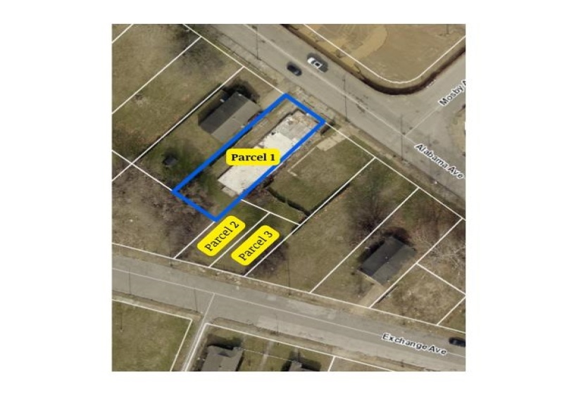 Map of property location with property boundaries highlighted