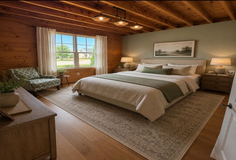 This room is virtually staged.