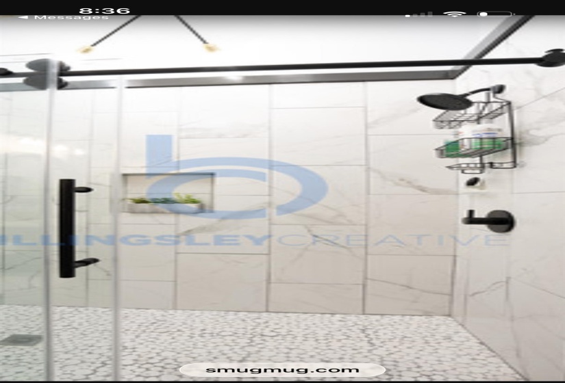 Bathroom with a shower stall