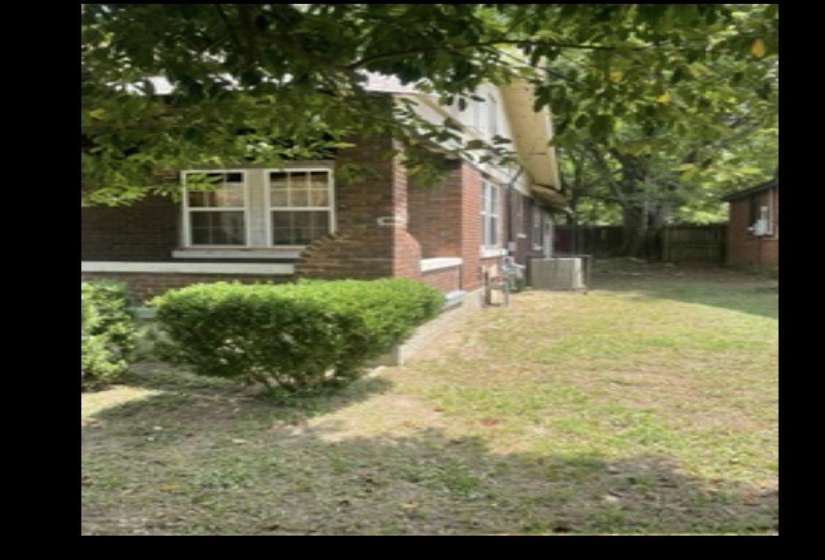 View of fenced yard
